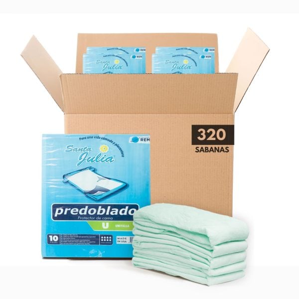 Sábana Protectora de Superficies - Predoblado - 320 piezas - Unitalla