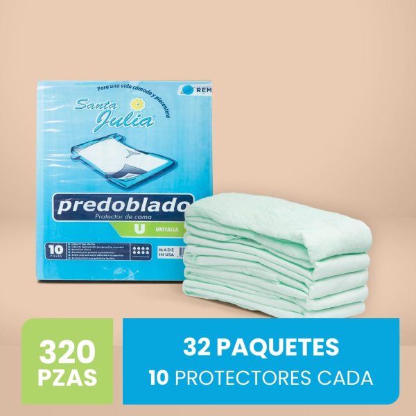Sábana Protectora de Superficies - Predoblado - 320 piezas - Unitalla