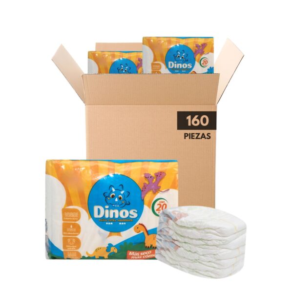 Pañal Americano Desechable para Bebe - 160 pzs - Disponible en todas las etapas
